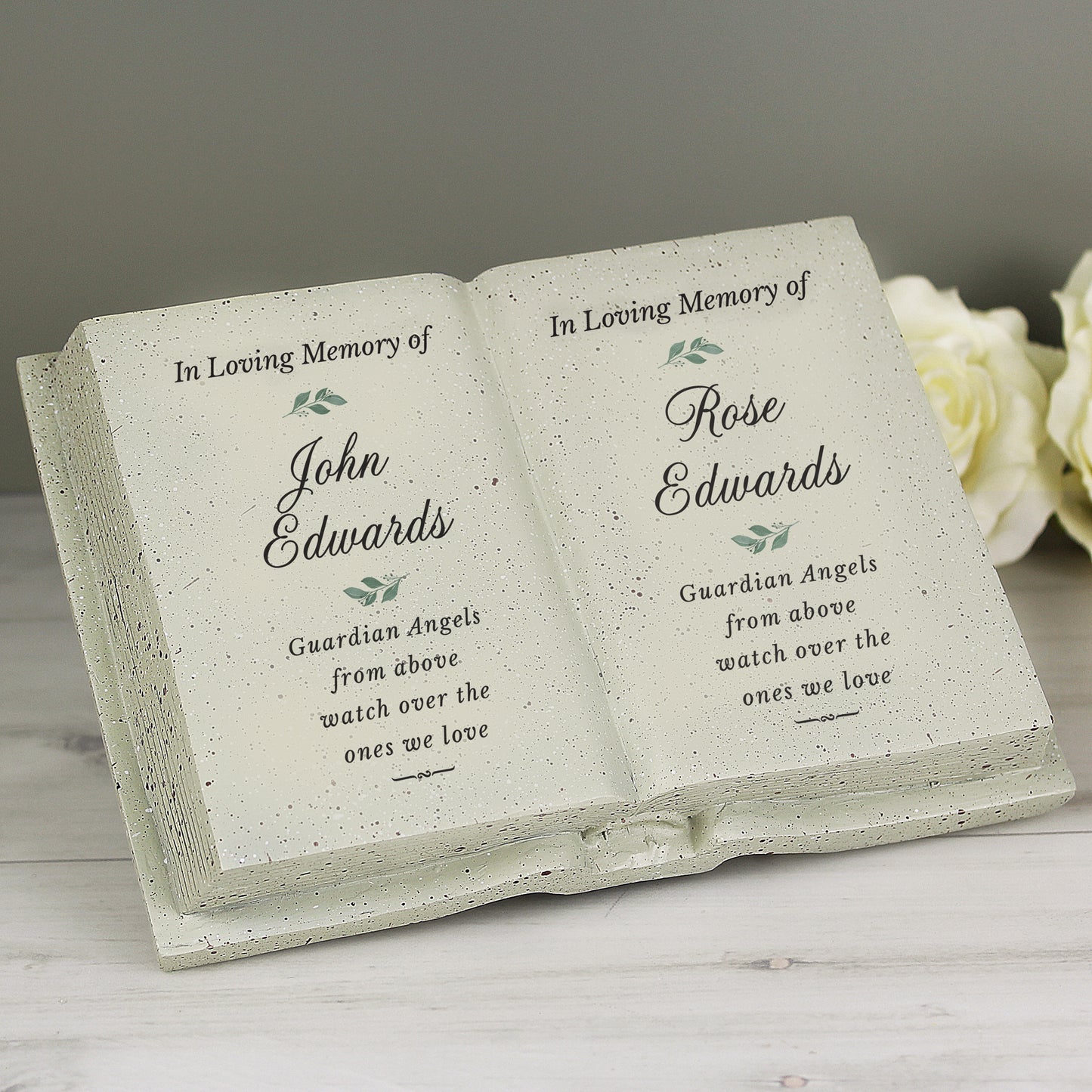 Personalised Couples In Loving Memory Resin Book - image 2