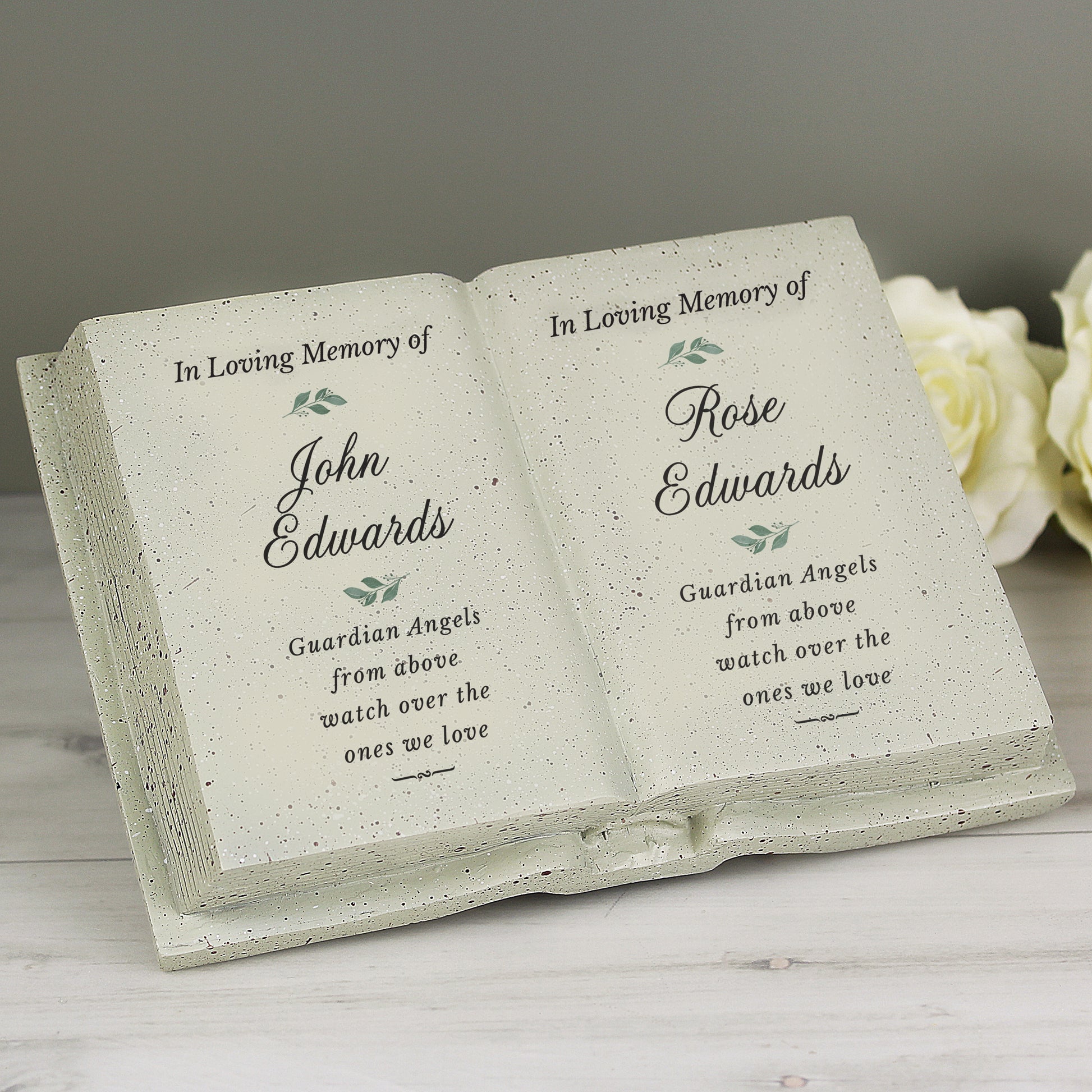 Personalised Couples In Loving Memory Resin Book - image 2