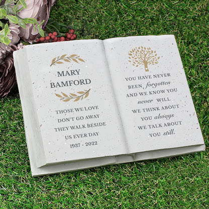 Personalised Family Tree Memorial Resin Book - image 3