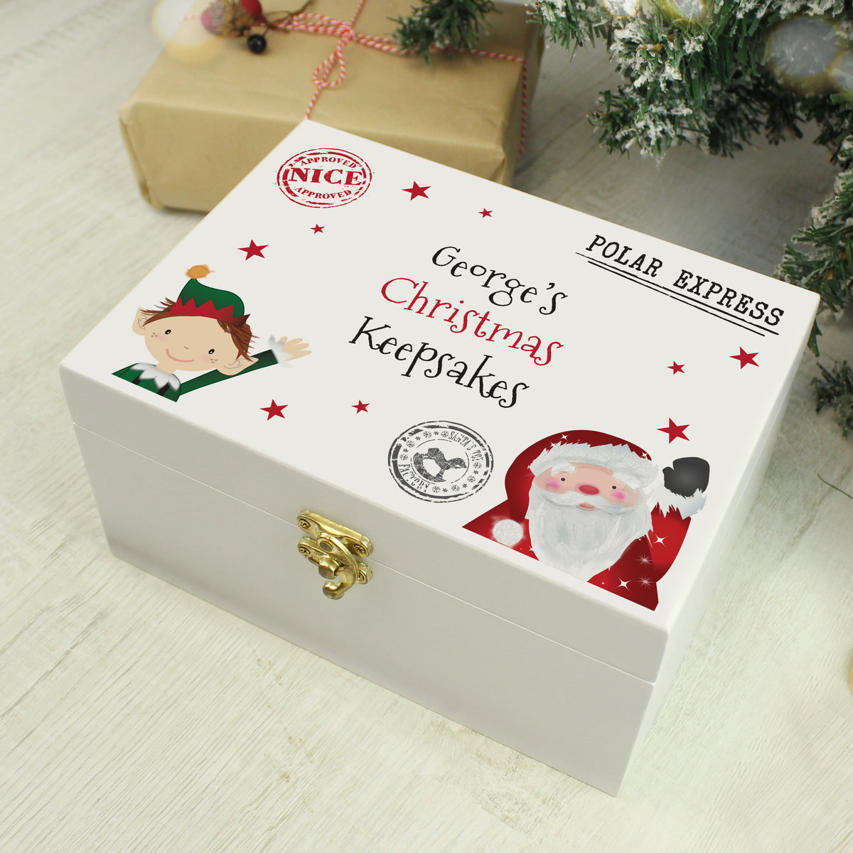 Personalised Small Christmas Eve Box - image 3