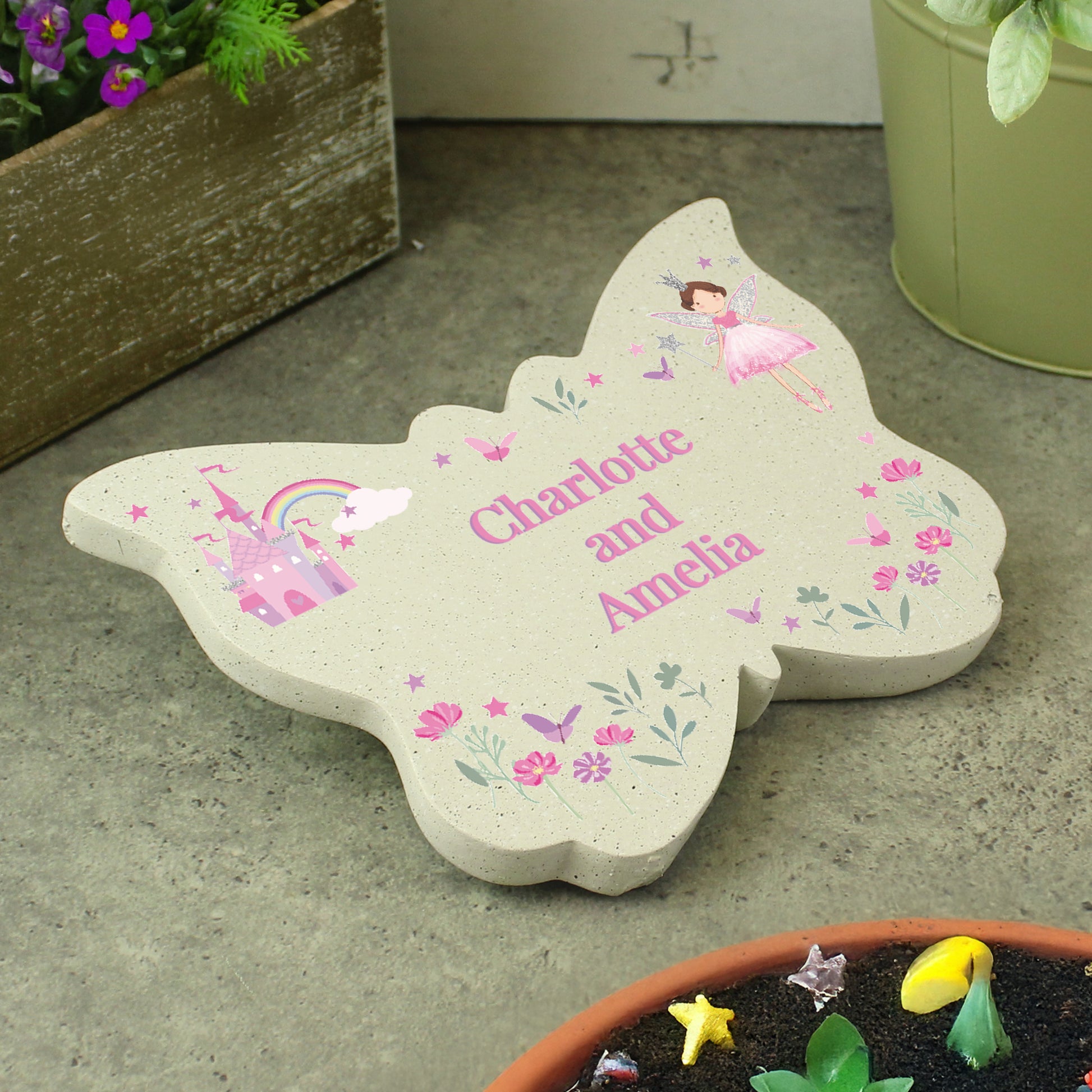 Personalised Fairy Princess Garden Butterfly Ornament - image 2