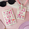 Personalised Cowgirl Passport Holder and Luggage Tag Set – Travel Birthday Gift for Her