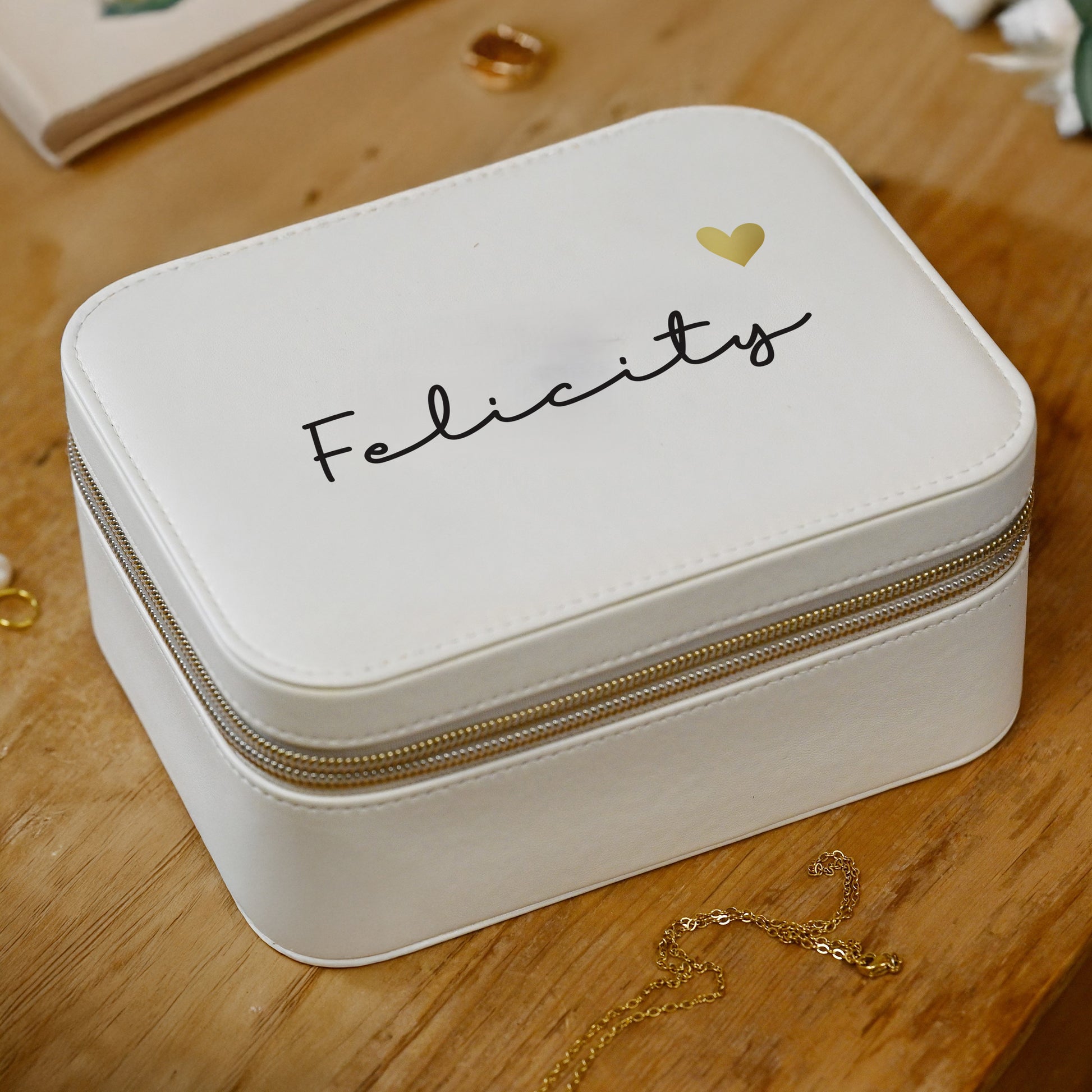 Personalised Travel Jewellery Box – Classic Birthday Gift for Her - image 6