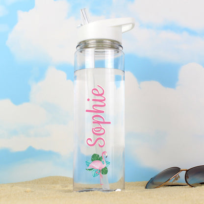 Personalised Flamingo Water Bottle from Heartfelt Gifts