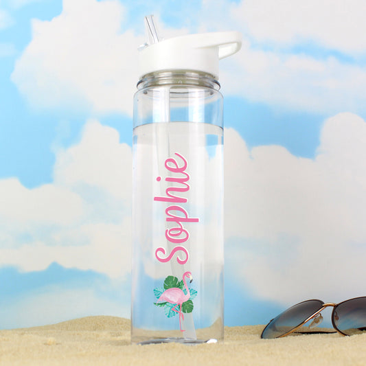 Personalised Flamingo Water Bottle from Heartfelt Gifts