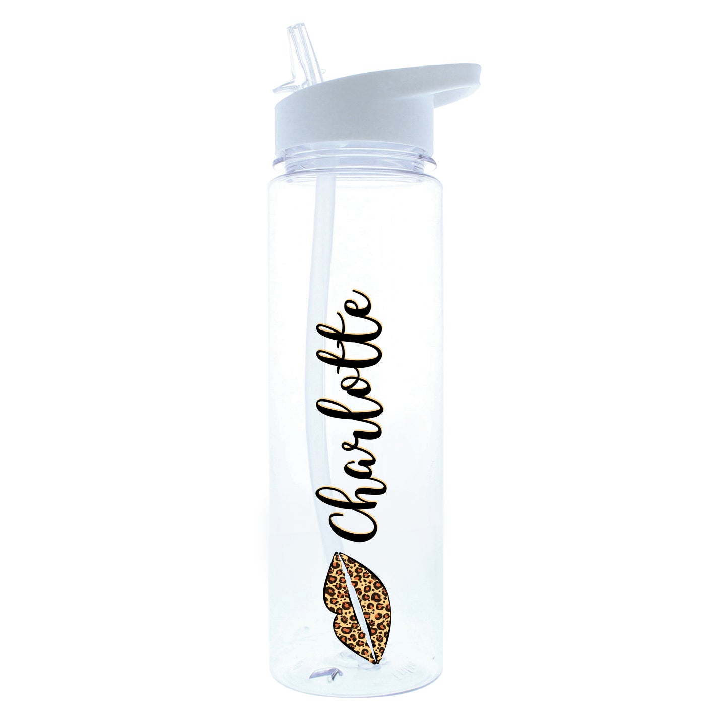 Personalised Leopard Lips Water Bottle - image 2