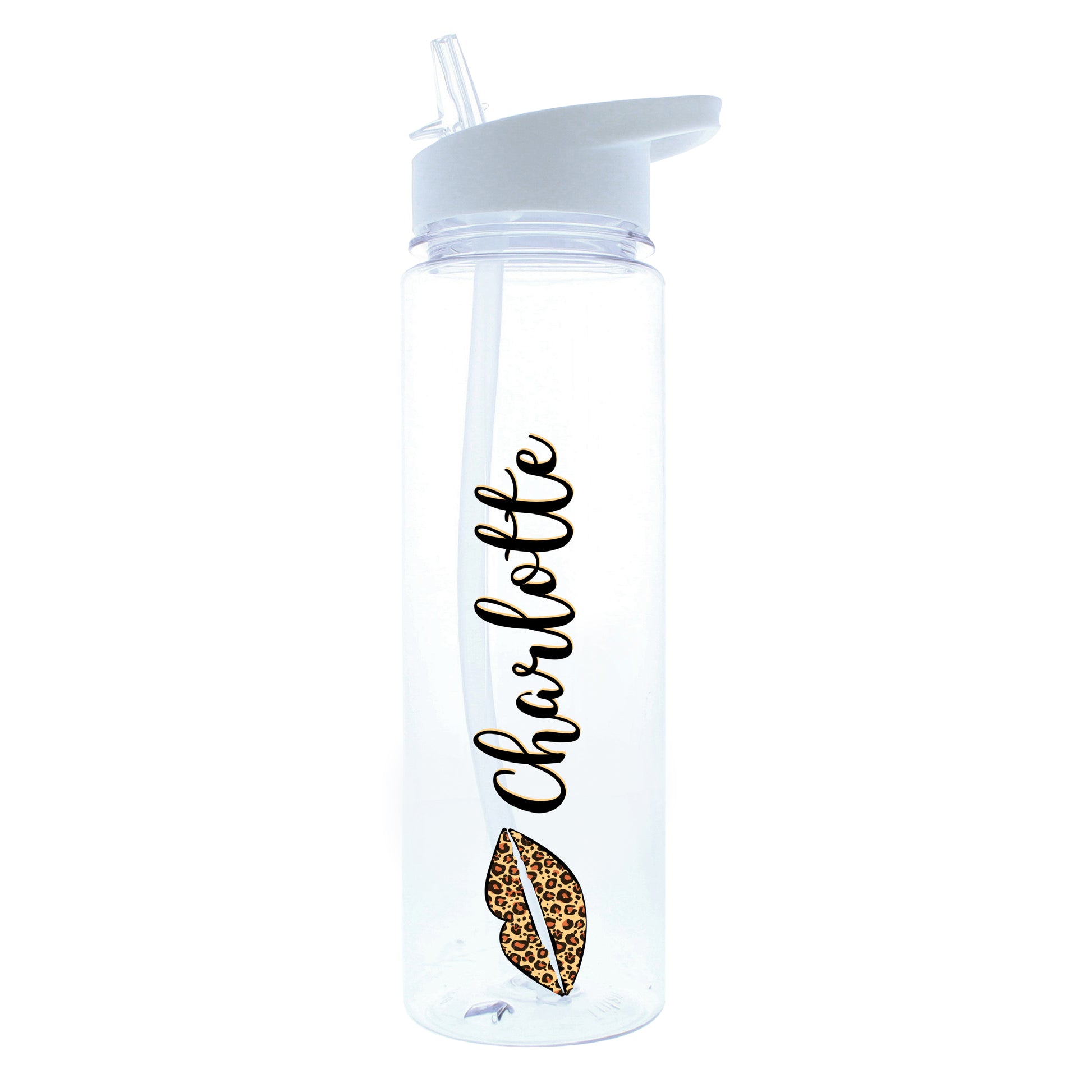 Personalised Leopard Lips Water Bottle - image 2