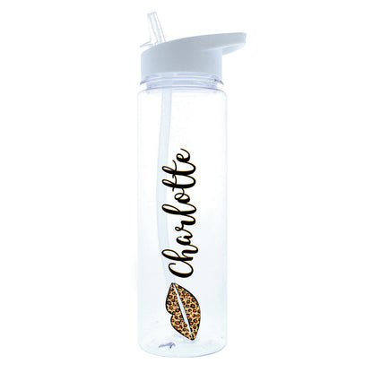 Personalised Leopard Lips Water Bottle - image 2