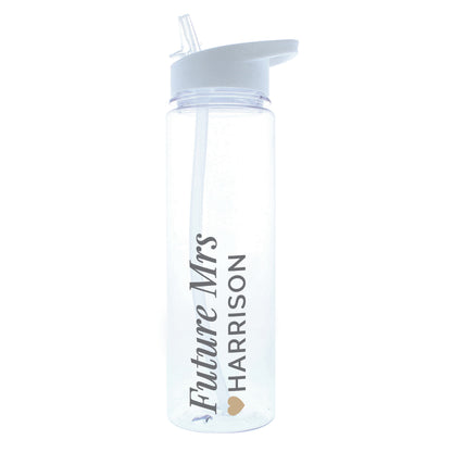 Personalised Gold Heart Water Bottle - image 2