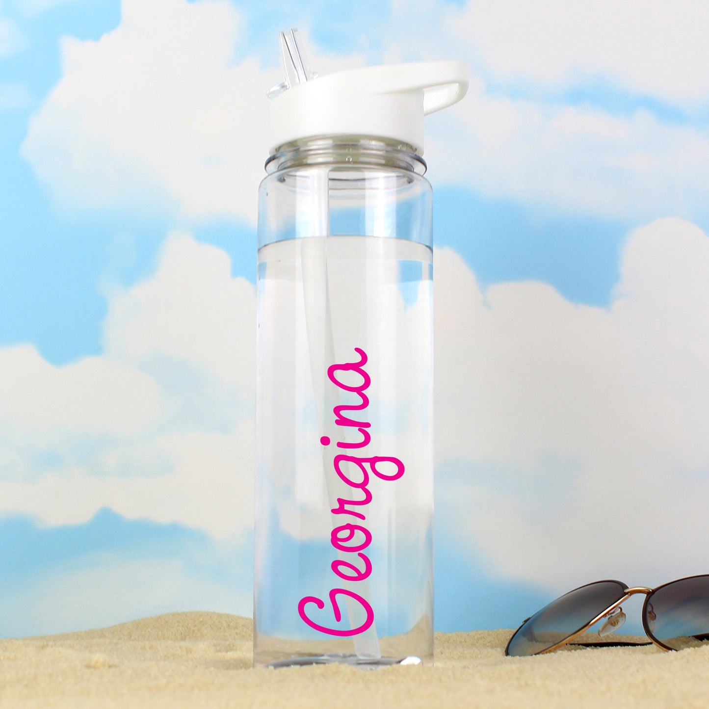 Personalised Pink Name Water Bottle - image 3