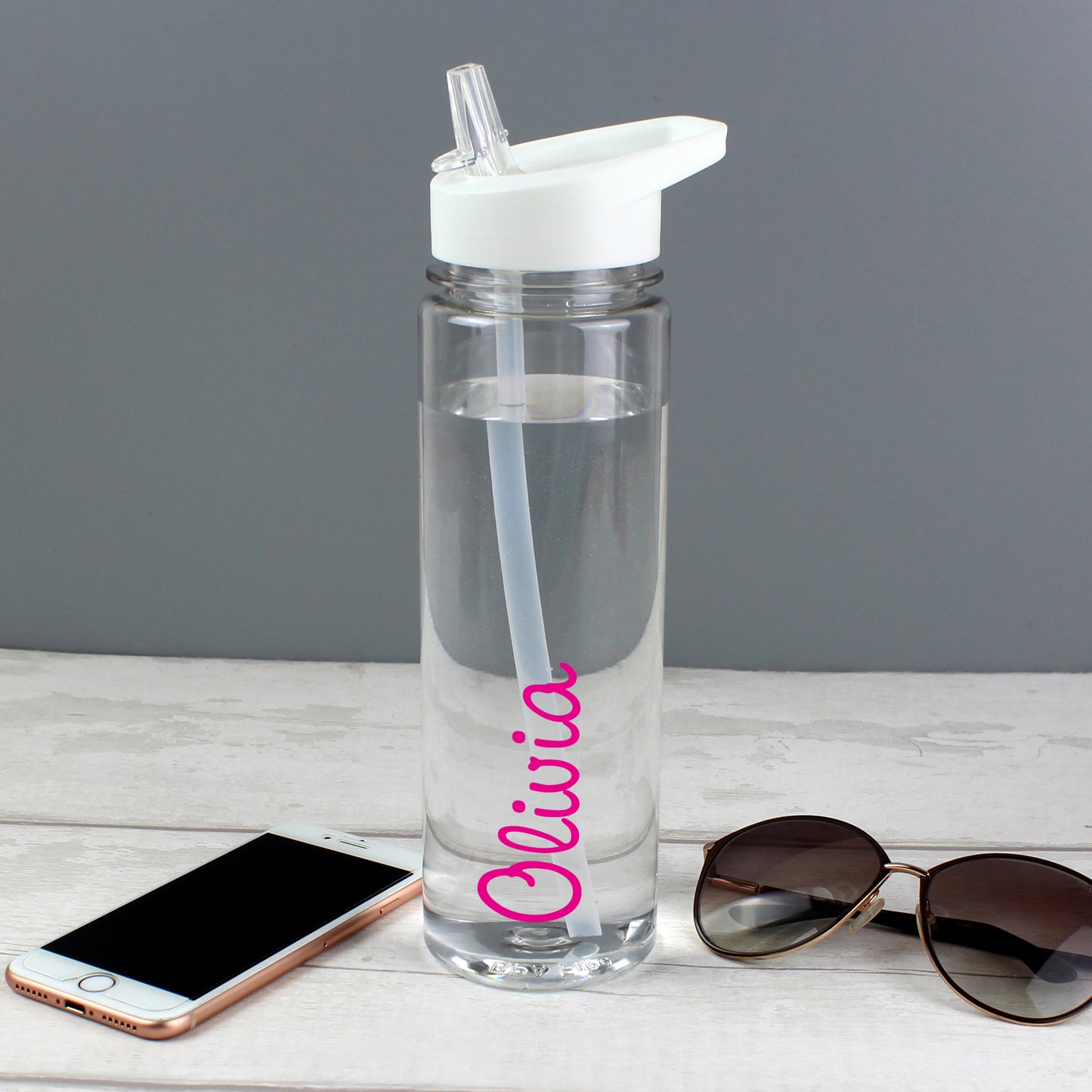Personalised Pink Name Water Bottle - image 5