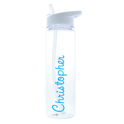 Personalised Blue Name Water Bottle - image 2