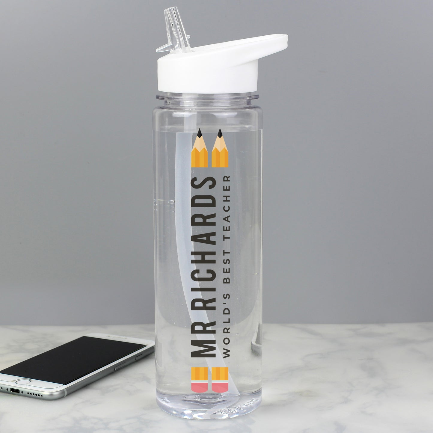 Personalised Teacher Water Bottle from Heartfelt Gifts
