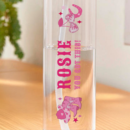 Personalised Cowgirl Water Bottle – Pink Western Birthday Gift for Her - image 3