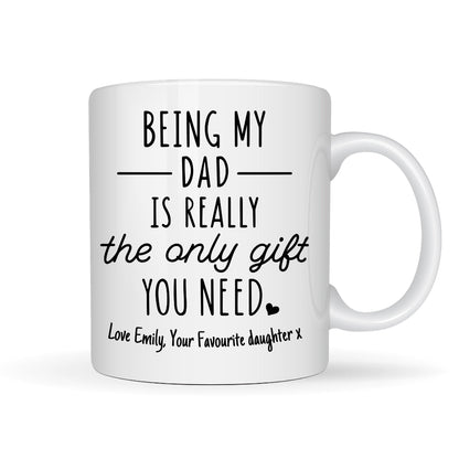 Personalised Being My Dad Mug Gift | Father's Day Gift