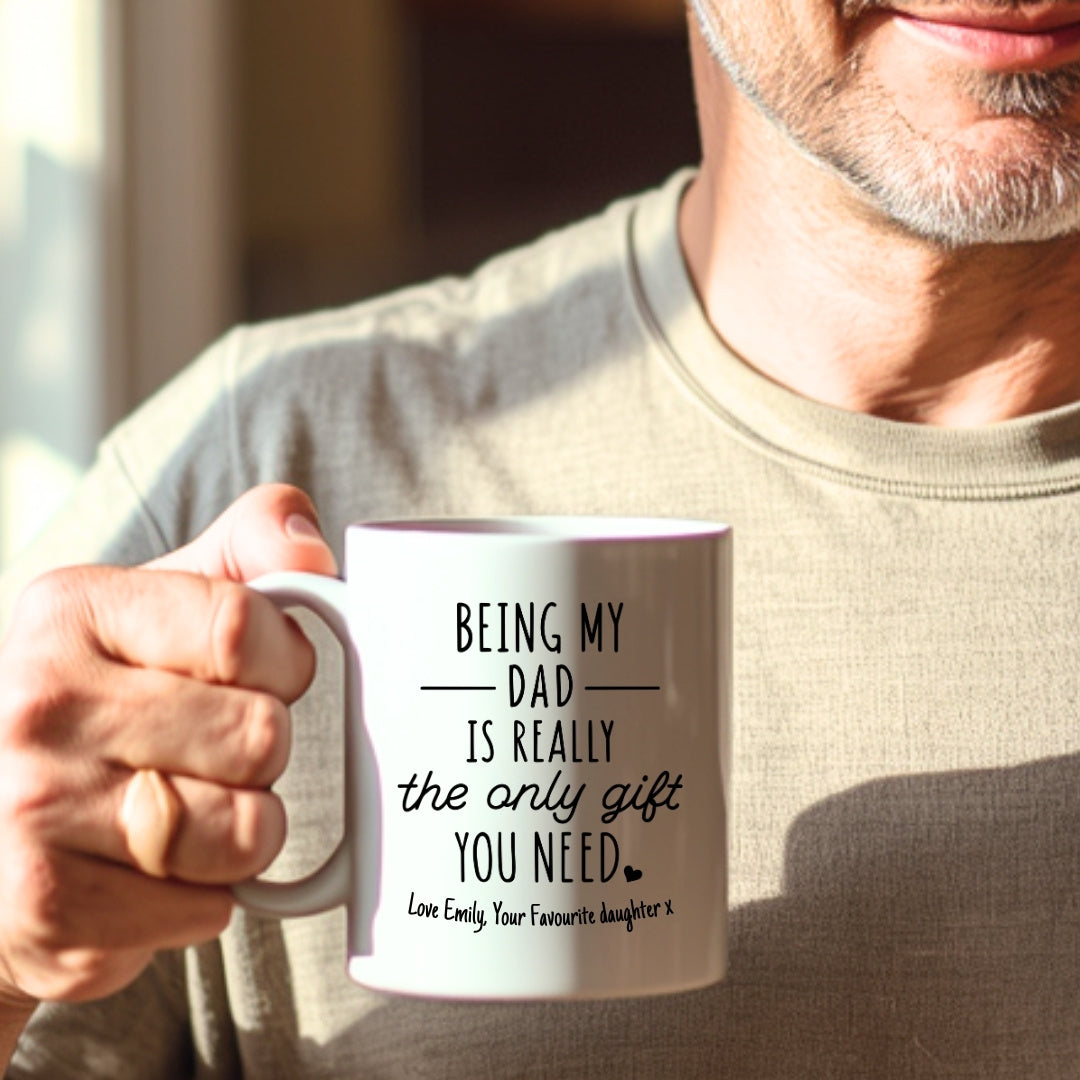Personalised Being My Dad Mug Gift | Father's Day Gift